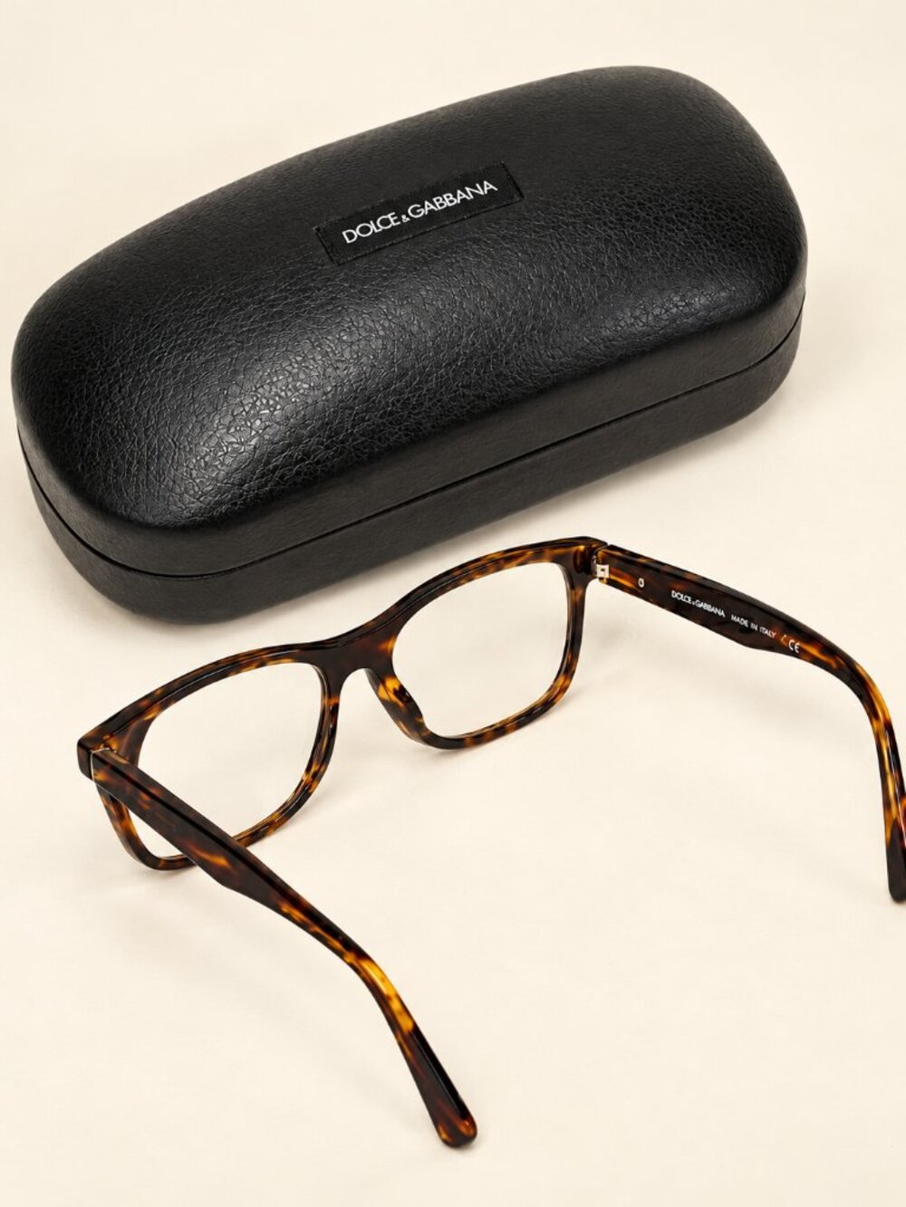 Dolce & Gabbana Eye Glasses DG 3144 Tortise Shell Like Frames With Case Unisex